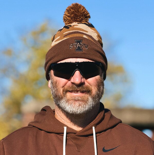 Nike® I-State Brown Camo Military Appreciation Pom Beanie
